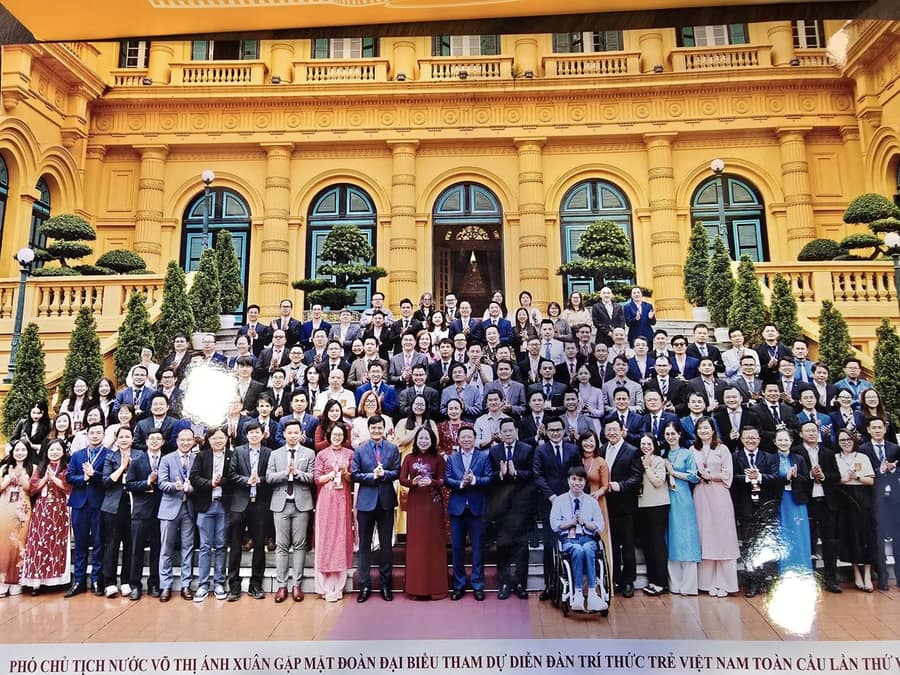 Delegate at the 6th Global Vietnamese Young Intellectuals Forum, hosted by Vice President Vo Thi Anh Xuan